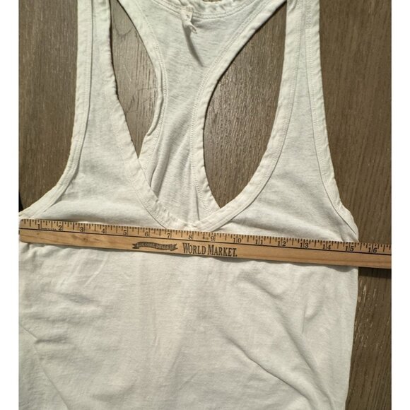 Free People Movement Size Small 2 Tank Tops Black White Racerback Deep V Boho - Picture 3 of 9